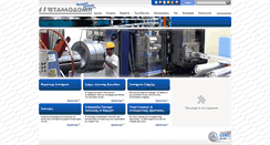 Desktop Screenshot of metallodomi.gr